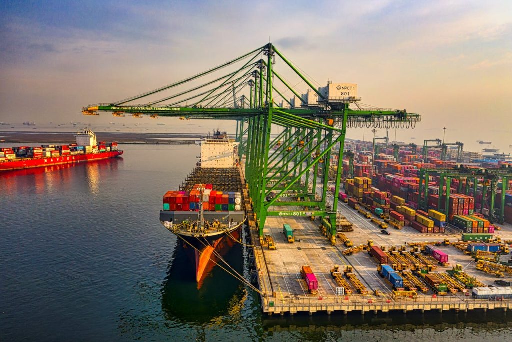 zipwp-image-3856440 Drone Shot of a Docked Cargo Ship at a Port